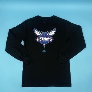 ADIDAS NBA Charlotte Hornets Graphic Long-Sleeve Tee